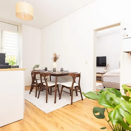 Design - Kitchen, Nespresso & Parking - Messe Dus Апартаменты
