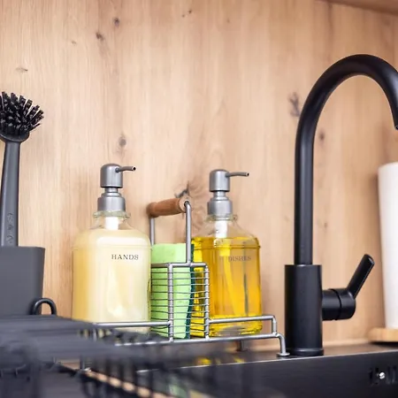 Design-apartment - Kueche, Nespresso, Parken - By Lott Living 아파트 뒤스부르크